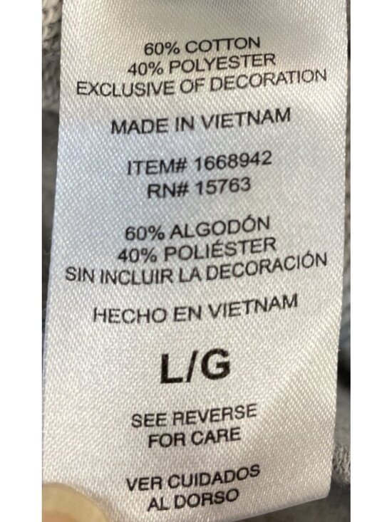 Large Grey Champion Shorts Logo Drawstring Pockets - Picture 7 of 7